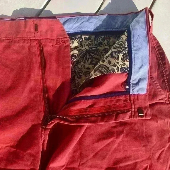 COPY - J CREW MENS CLASSIC FLAT FRONT CHINO SHORTS Sz. 38 x 9 - Picture 6 of 8